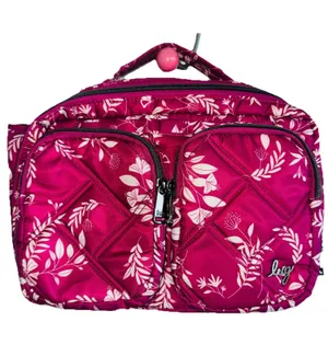 Lug Rider Flourish Berry Travel Bag Cosmetics Luggage BrokenStrap Organizer RFID thumbnail 1