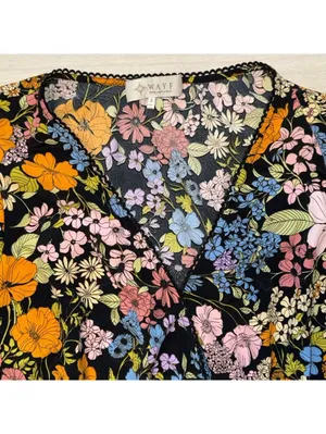 WAYF by Anthropologie Romantic Boho Whimsigoth Long Sleeve Mini Dress size small thumbnail 6