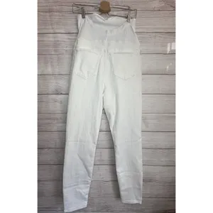 J.Crew Factory White maternity jean in signature stretch 24 thumbnail 5