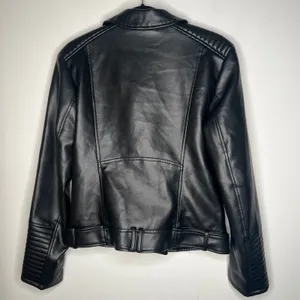 Kendall & Kylie Faux Leather Moto Jacket Size M thumbnail 6