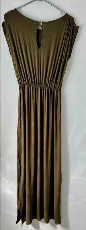 Sleeveless Dress, Large Green thumbnail 2