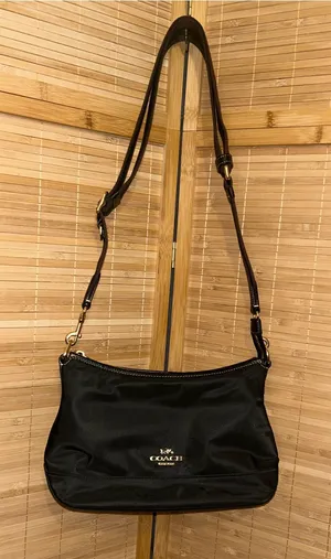 Coach Black Nylon Shoulder Bag CA205 crossbody purse adjustable strap thumbnail 1