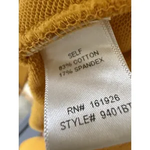BlueVelvet Oversized‎ Star Patched Top in Mustard Large Top Shirt Tunic thumbnail 9