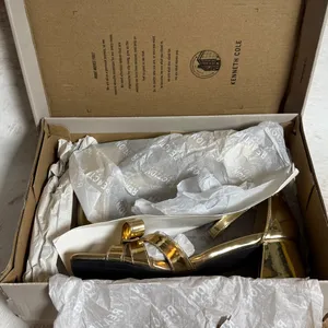 Kenneth Cole Reaction Nissy‎ Gold Strappy Heels Size 6 thumbnail 10