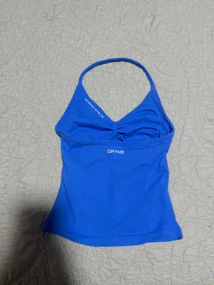 DFYNE Shorts Impact Blue Women’s Electric Halter Sports Bra 4.5" Set Small thumbnail 2