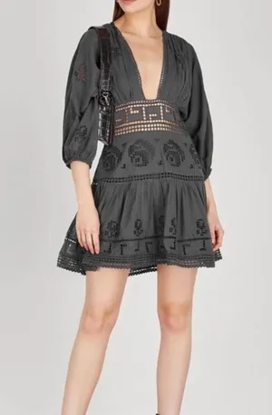 Free people  Tea Time Mini Dress thumbnail 3