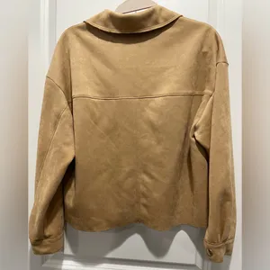 Zara Super Soft Tan brown Jacket thumbnail 3