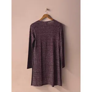 Wet Seal Burgundy Marled Lightweight Knit Open Front Cardigan Size M GUC thumbnail 2