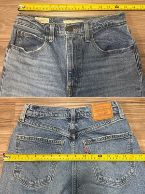 Levi’s Premium 70s High Slim Straight Jeans 27 Sonoma Case Medium Wash $108 thumbnail 7