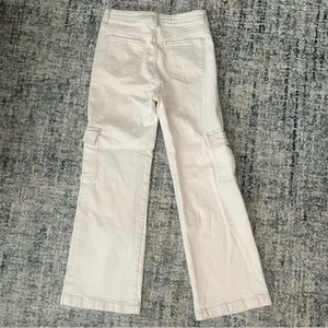 S.O.N.G. Cargo Street Jean in Off-White/Cream thumbnail 3