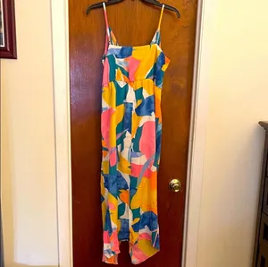 Milk and Honey Colorful Abstract Print Body Con Dress thumbnail 2