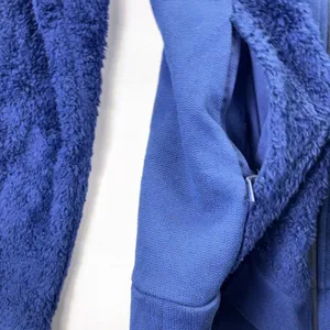 The North Face Womens Blue High Pile Fleece Full Zip Jacket Size Small‎ thumbnail 7