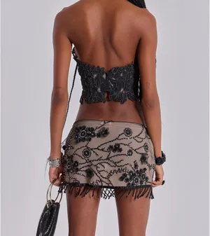 Ellora Embellished Mini Skirt thumbnail 2