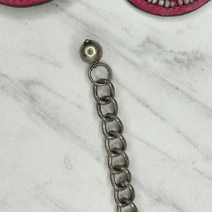 Chico's Beaded Medallion Silver Chain Belt OS ✨ thumbnail 13