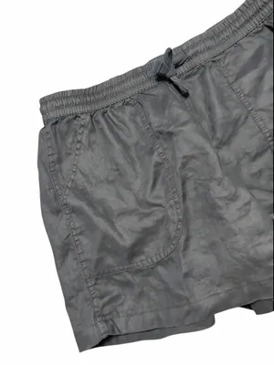 Quince Ladies 100% European Linen Shorts Black Size Medium thumbnail 5