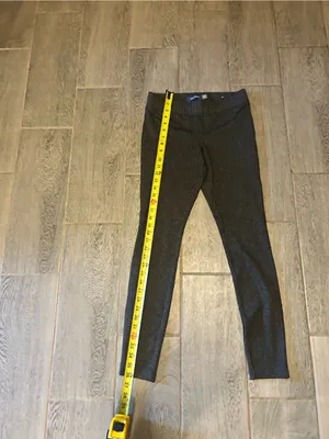 Old Navy black stevie skinny pants - size xs herringbone pattern thumbnail 2