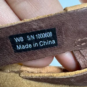 Ugg Lani Criss Cross Strap Leather Wedge Sandals Brown Size 8 thumbnail 7