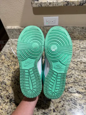 Nike Dunk Low Sneakers Green Glow thumbnail 6