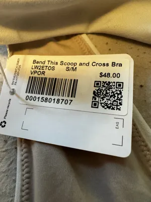 Lululemon Bend This Scoop & Bra Cross Light Support White S/M thumbnail 5