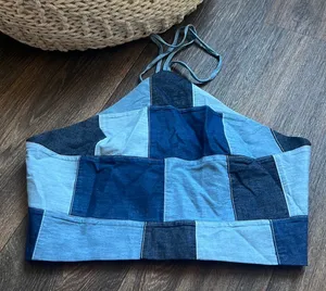 Laurena Top in Blue Multi thumbnail 1