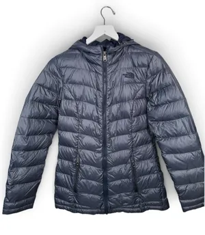 The North Face Women’s Loralei Down Hooded Jacket in Blue W2564 Sz S thumbnail 1