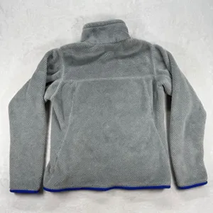 Patagonia Better Sweater‎ Fleece Pullover Gray Blue Trim Small S thumbnail 9