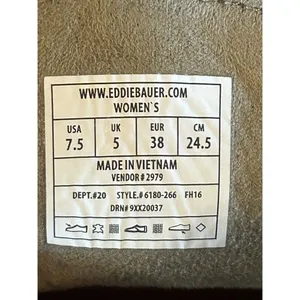 Eddie Bauer Size 7.5 Transition Brown Suede Lace-Up Chukka Boots 6180-266 thumbnail 8