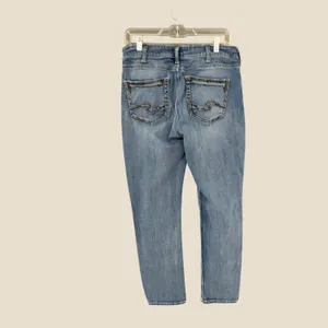 Silver Jeans Co‎ Avery Straight Leg High Rise Curvy Jeans Medium Wash W32 L31 thumbnail 2
