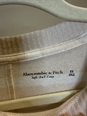 Abercrombie & Fitch Striped Lightweight Crewneck Sweater - Size XS thumbnail 2