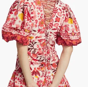 Farm Rio Romantic Orchard Tiered Midi-Dress thumbnail 3