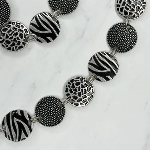 Chico's Animal Print Disc Chain Belt 2X/3X ✨ thumbnail 4