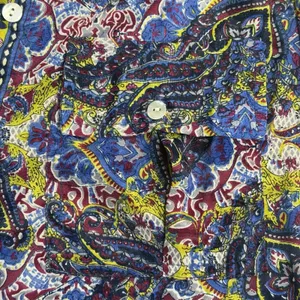 Earthbound Trading Co Romper Women S Paisley Boho Button Front Pockets Festival thumbnail 4