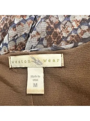 Anthropologies Weston Wear Snakeskin Print Wrap Dress – Size M thumbnail 8