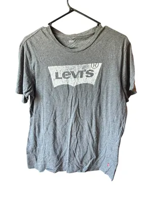 Levis Women's Light Weight Grey T-shirt thumbnail 1