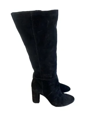 Chinese Laundry Krafty Knee High Women's Black Suede Boot Size 6.5 SKU#11-2348 thumbnail 1