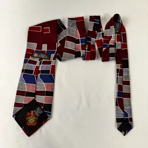 Paolo Designed by Paolo Gucci Men’s Silk Tie Vintage Geometric Necktie Cravat thumbnail 1