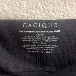 ✨Cacique Level 2 Shaping Ultra High-Waist Black Shorts✨ thumbnail 5