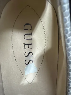 Guess Stiletto Heels in Chic Silver Snake Print - 4.5" Heel thumbnail 7