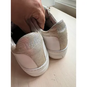 P448 Thea Gray Silver Platform Sneakers Women’s Leather EU 37 US 7 thumbnail 10
