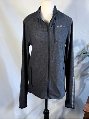 ☀️NOBULL Women's Full Zip Performance Training
Running Jacket Charcoal Gray~M🧡 thumbnail 3