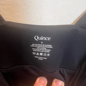 NWT QUINCE- Italian Plunge One-Piece Swimsuit Black Size XL thumbnail 6