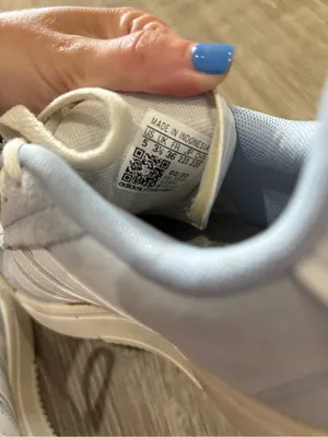 adidas Light Blue and White Sneakers thumbnail 4