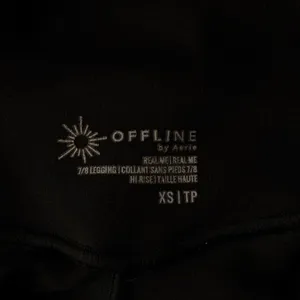 Offline by Aerie X-Small 7/8 Leggings Real Me Low-Rise Stretch Soft Crossover thumbnail 4
