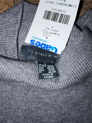 Primark Gray Mock Neck Sweater - thumbnail 3