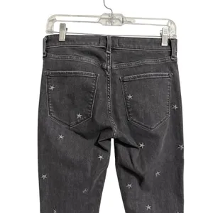 Abercrombie Fitch‎ Womens Super Skinny Ankle Jeans Black Star Print Size 27 thumbnail 6