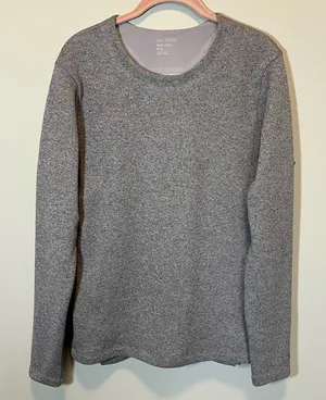 Arc’teryx Women’s Gray Purple Crewneck Sweatshirt Pullover Medium‎ thumbnail 1