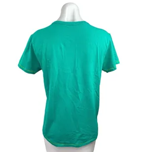 Terez New York Women's Green Pullover Short Sleeve Crew Neck T-Shirt Top Size S thumbnail 2