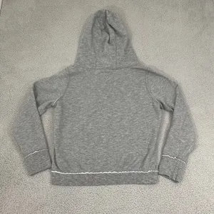 American Eagle Alpine Chalet Hoodie Women XL Gray Y2K Pullover‎ thumbnail 5