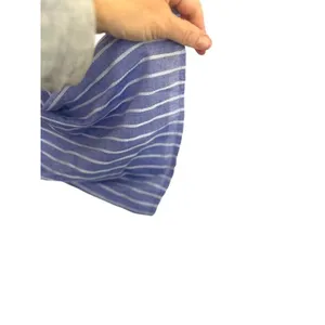 Free People Lola Boho Striped Tiered Dress Chambray Blue Embroidered Lagenlook‎ thumbnail 7