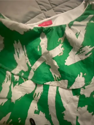 Flying Tomato green and White Lightweight Blouse thumbnail 16